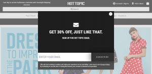 Hot Topic 30% discount