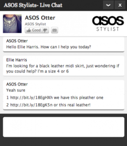ASOS Stylist Chat